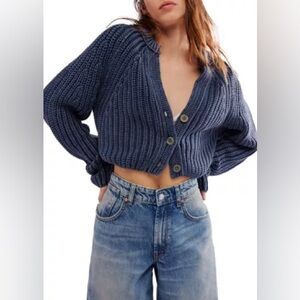 Free People Sweet Nothing Cardi Sandcastle XS